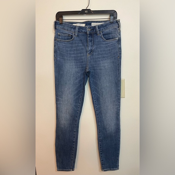 Pilcro and The Letterpress High Rise Denim Leggings Stretch Jean Denim Sz 29. - Picture 6 of 17